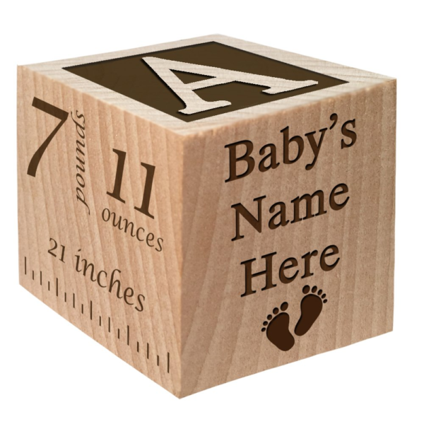 Cubo de Madeira Personalizado